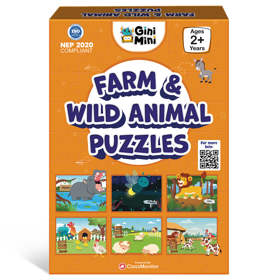 Farm & Wild Animal Puzzles