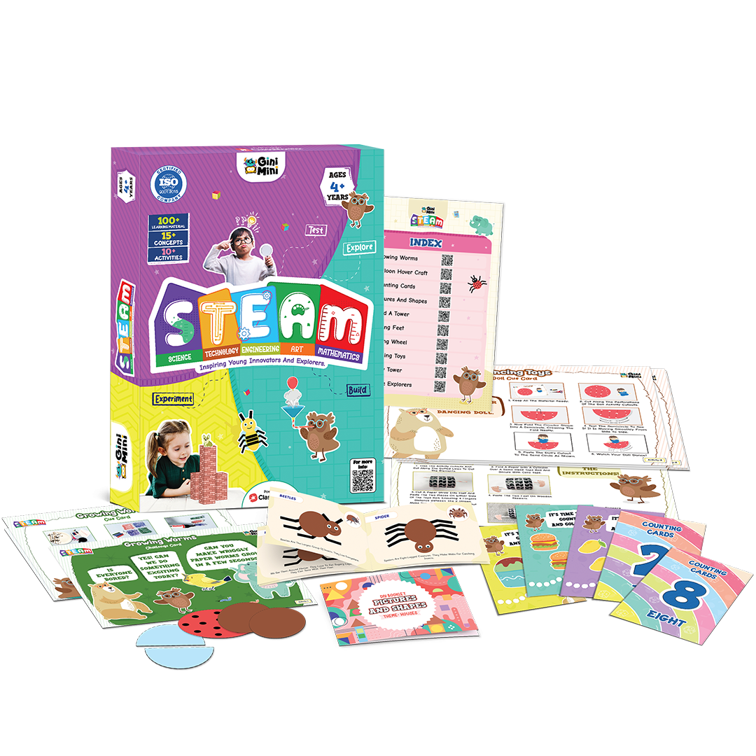 All-in-One Early Learner Kit | Best for Phonics, STEAM Experiments & Skill-Building Activities