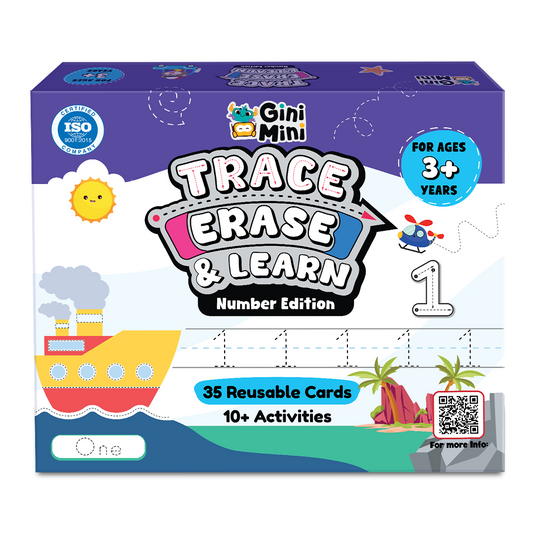 Trace, Erase & Learn - Numbers Edition