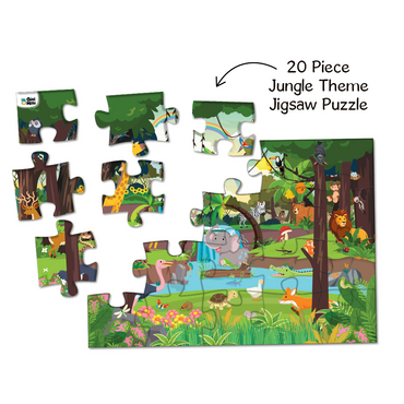 Jungle Jumble - 3 in 1 Jigsaw Puzzle