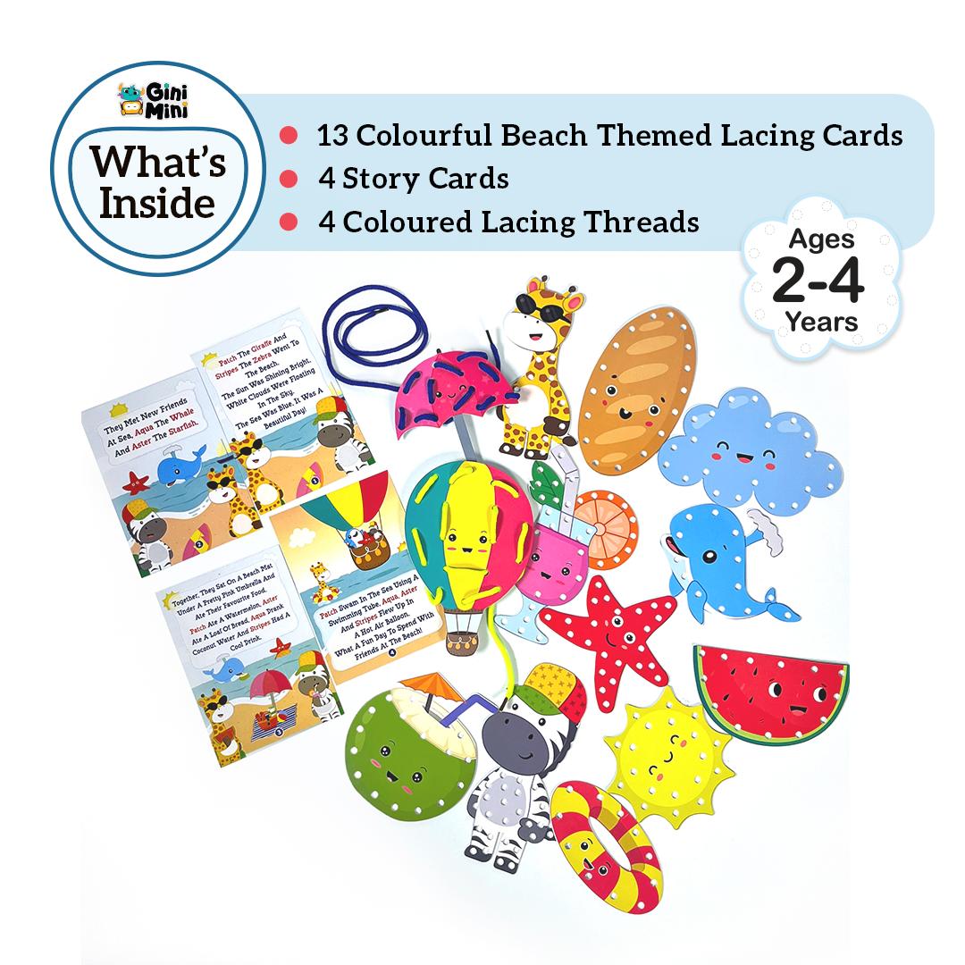 Curios toddler set - Lacing and Puzzle Activity