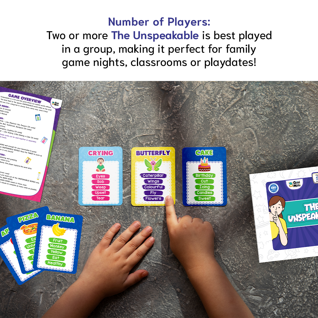 The Unspeakable - A Card Game to Enhance Vocabulary