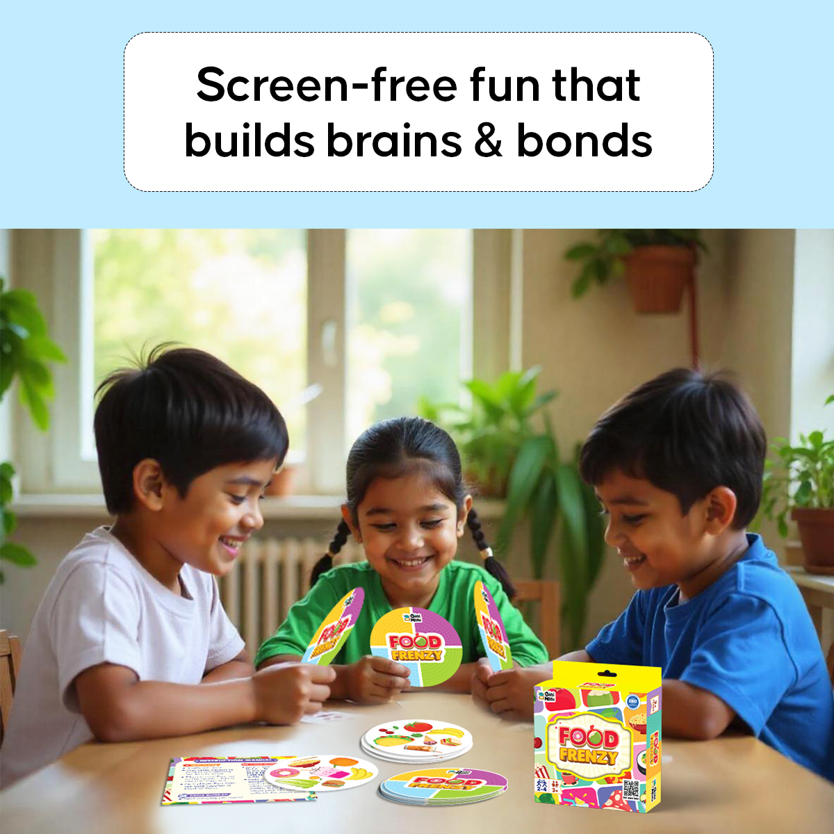 Food Frenzy – Spot & Match Card Game for Kids (Ages 3+)