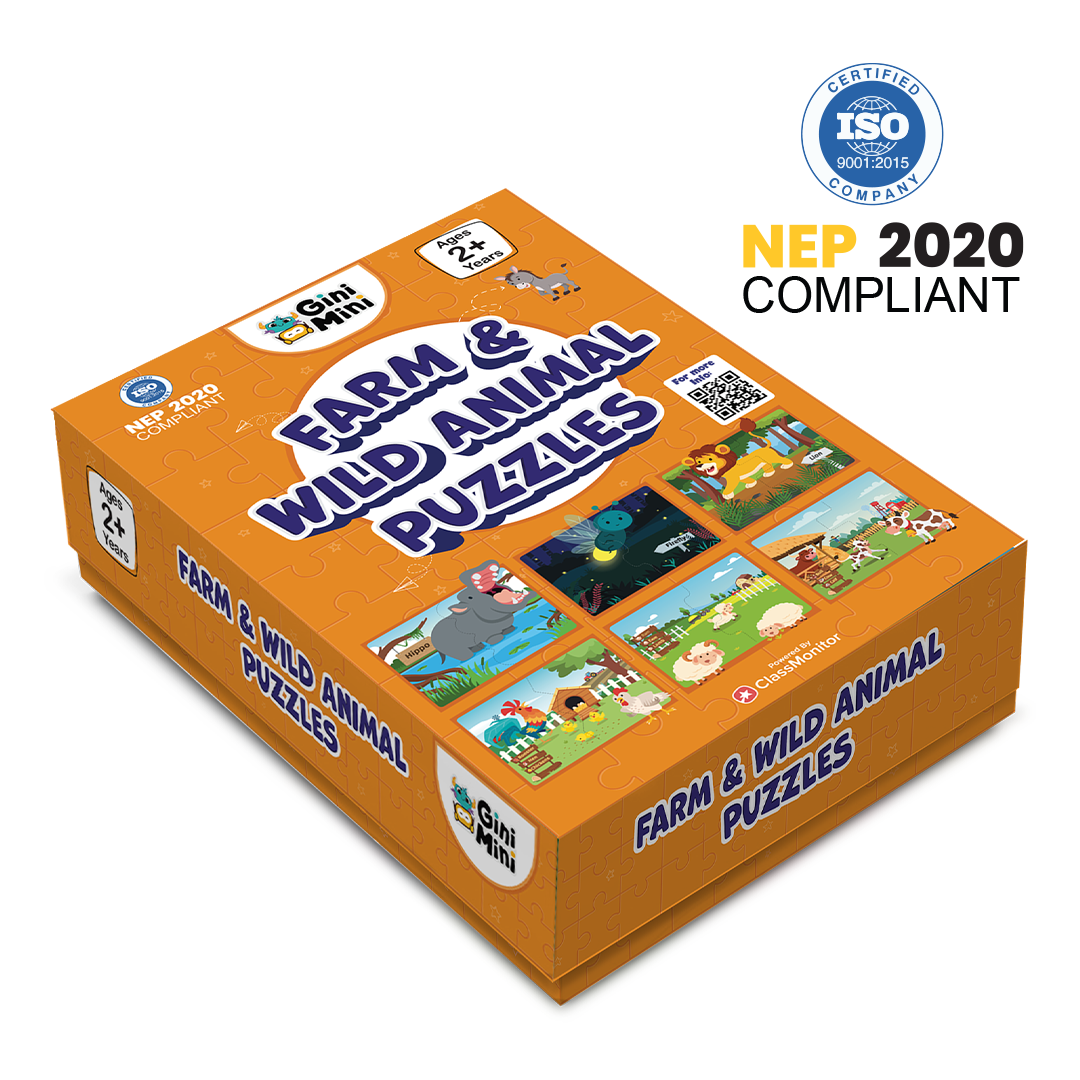 Farm & Wild Animal Puzzles