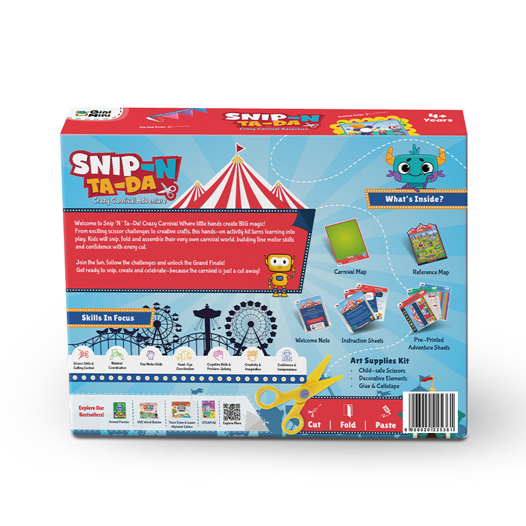 Snip 'N' Ta-Da! Scissor skills Activity