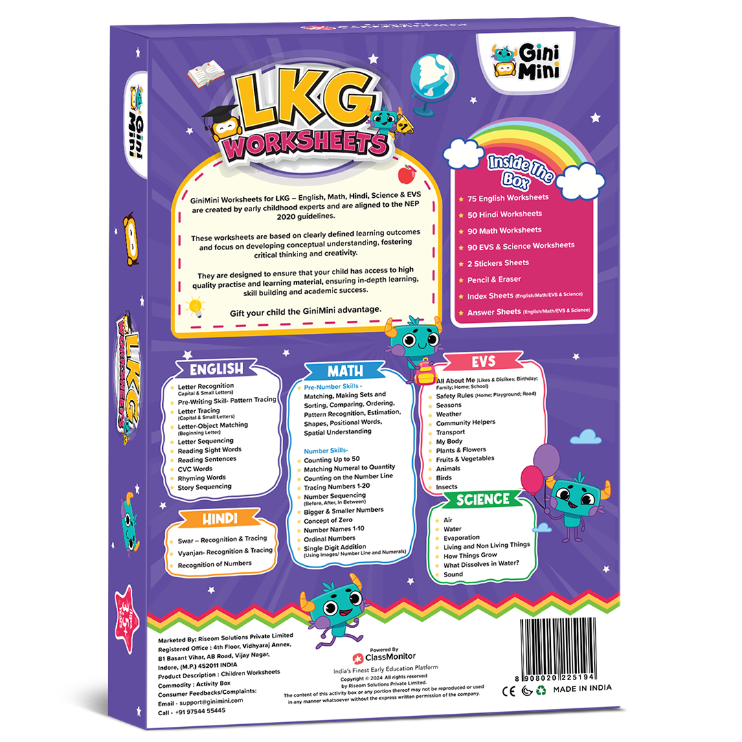 LKG Worksheets