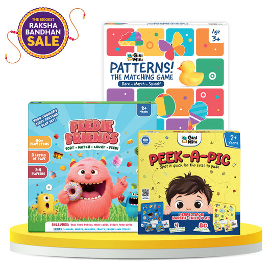 3-in-1 Toddler Play Combo | Match, Spot & Feed