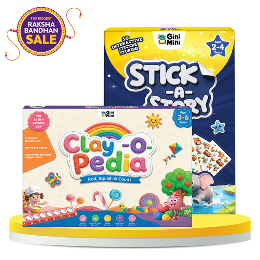 Stick-A-Story & Clay-O-Pedia | Story-Building & Sculpting Combo