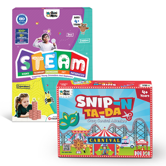 Creative Builders Combo Pack | Smart Fun Duo: STEAM + Carnival Kit