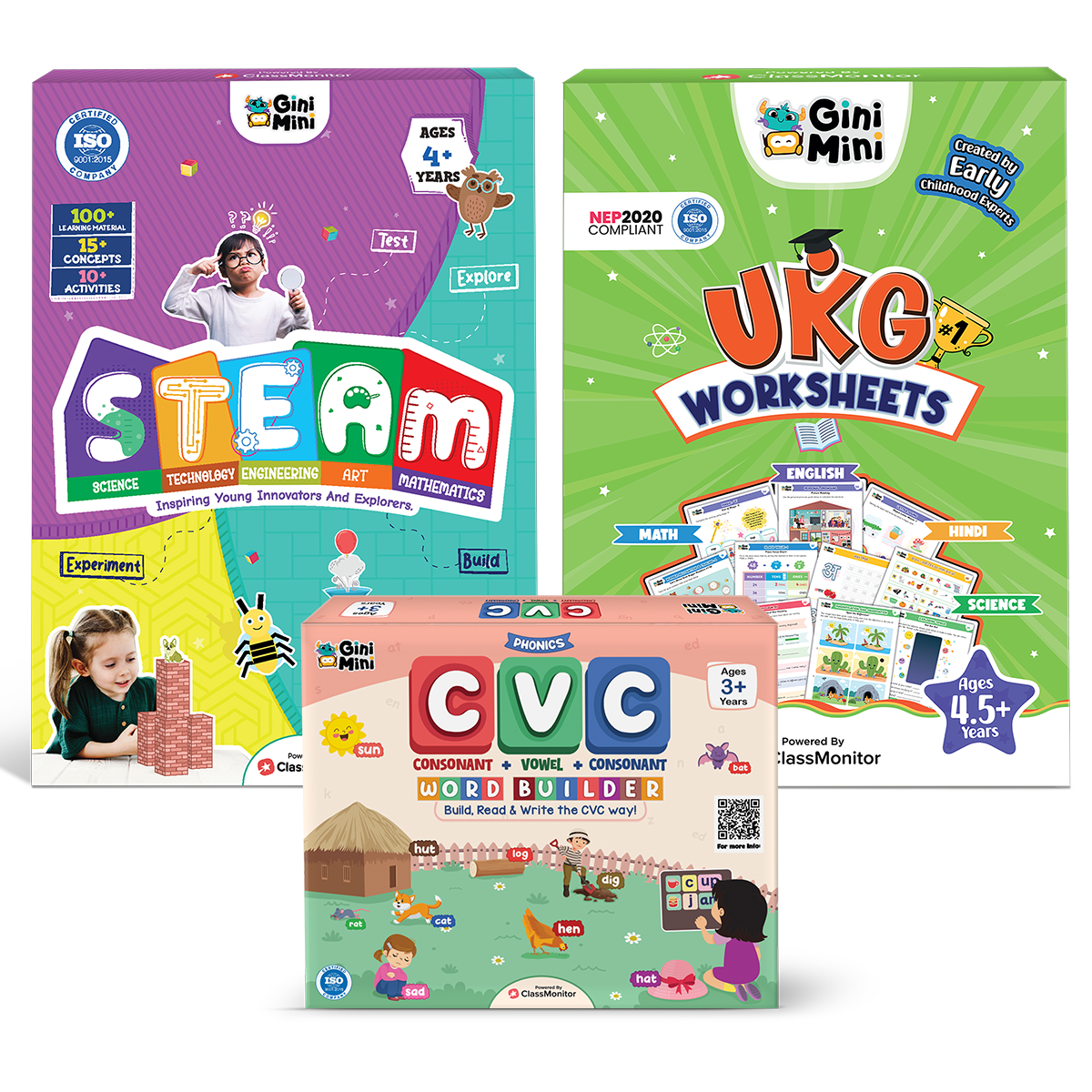 All-in-One Early Learner Kit | Best for Phonics, STEAM Experiments & Skill-Building Activities
