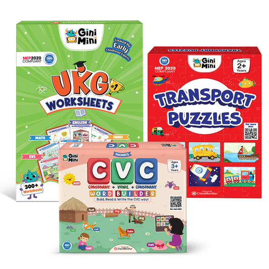 UKG All-Rounder Kit – Puzzles, Practice & Phonics