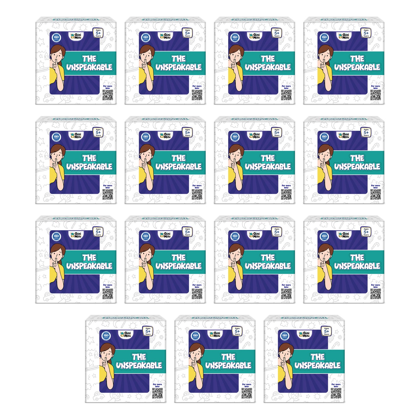 The Unspeakable - (Bulk) A Card Game to Enhance Vocabulary |  - Pack of 5/10/15/25