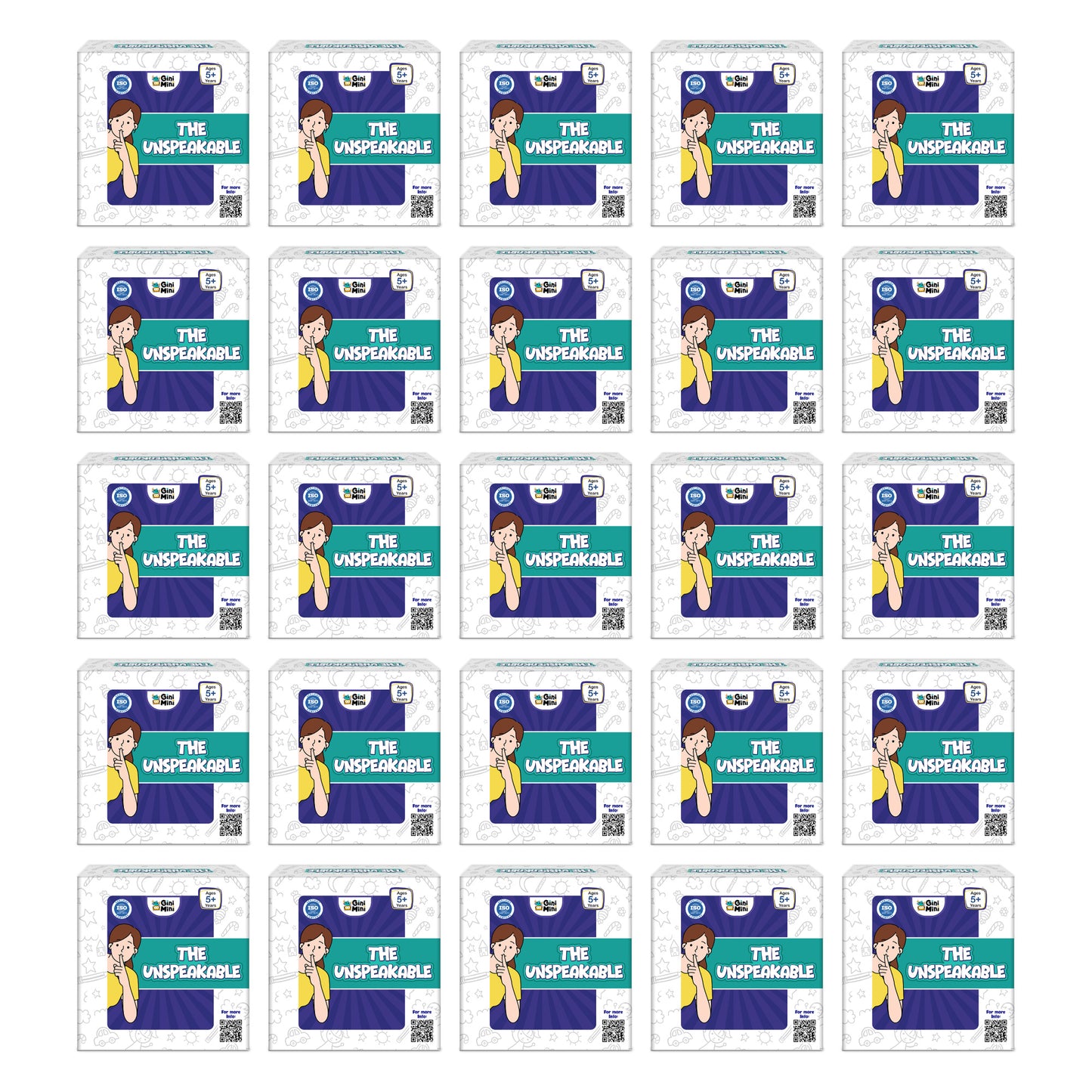 The Unspeakable - (Bulk) A Card Game to Enhance Vocabulary |  - Pack of 5/10/15/25