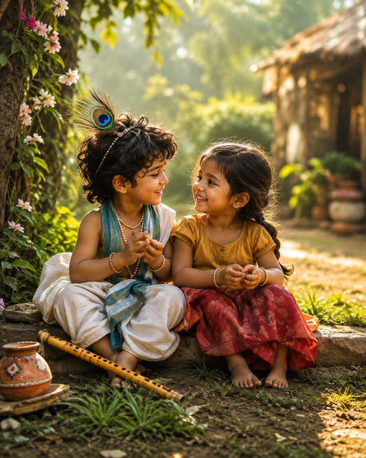 Friendship Lessons for Kids From Krishna’s Timeless Stories and Teachings