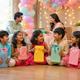 Joyful Birthday Gathering with Colorful Gifts
