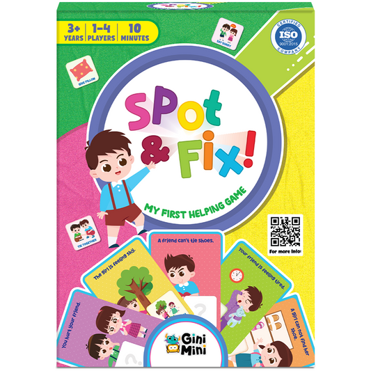 GiniMini Spot & Fix – Fast-Paced Learning Game for Preschoolers