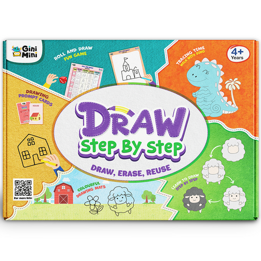 Draw Step by Step | Creative Learning Activity Pack for Kids 4+ years