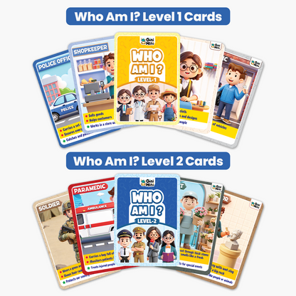 GiniMini Who Am I? – Guessing Card Game for Kids | Educational Family Game | Community Helpers Learning Activity | Ages 5–12
