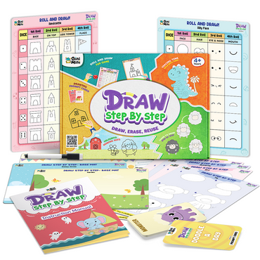 Draw Step by Step | Creative Learning Activity Pack for Kids 4+ years
