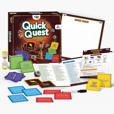 GiniMini Quick Quest Word Game for Kids 5+ Years | Fast-Paced Vocabulary & Thinking Game