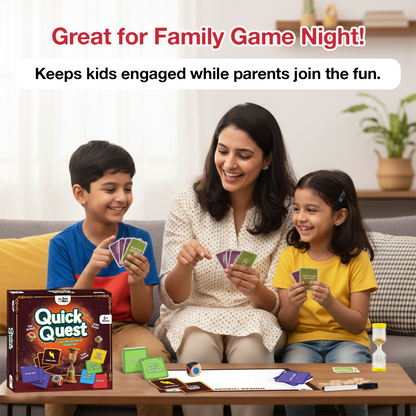 GiniMini Quick Quest Word Game for Kids 5+ Years | Fast-Paced Vocabulary & Thinking Game