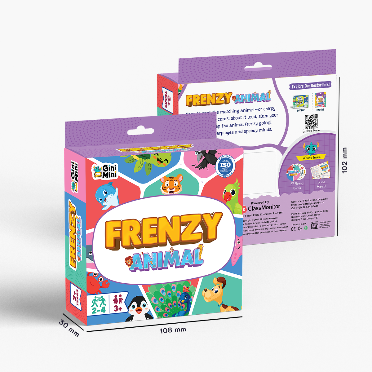 Animal Frenzy - Pack of 5/10/25