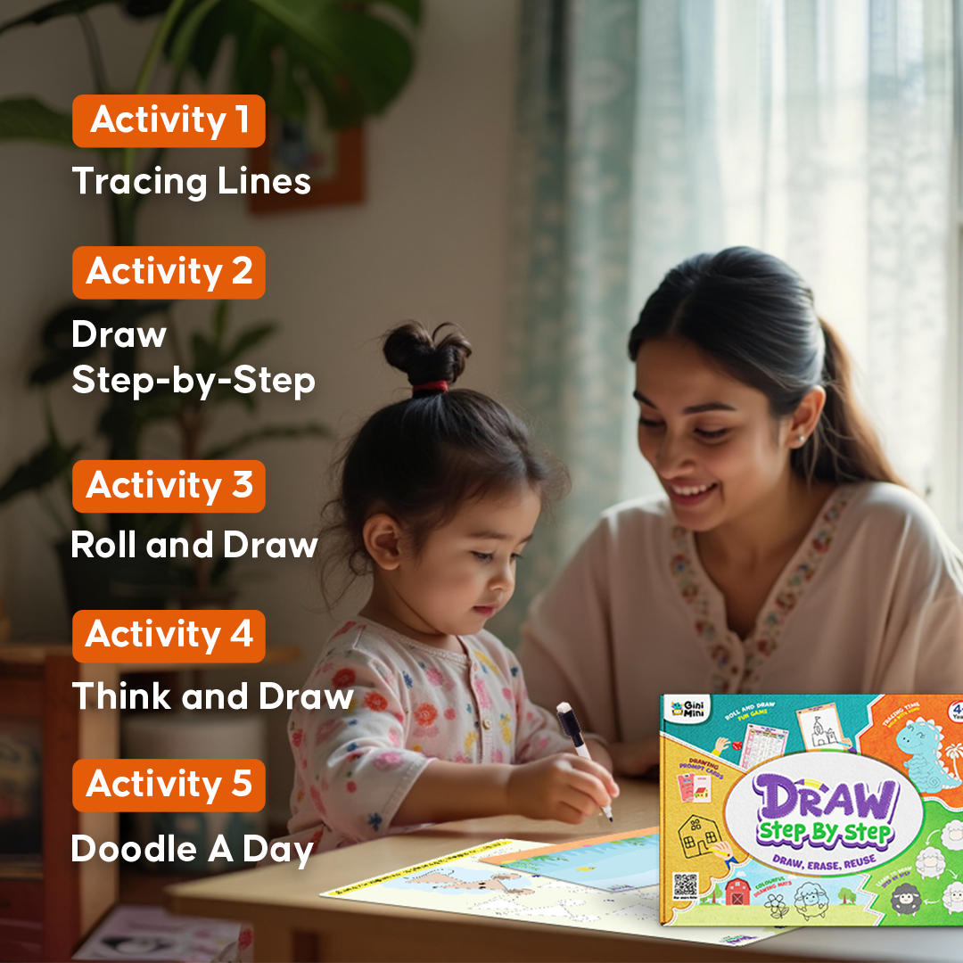 Draw Step by Step | Creative Learning Activity Pack for Kids 4+ years