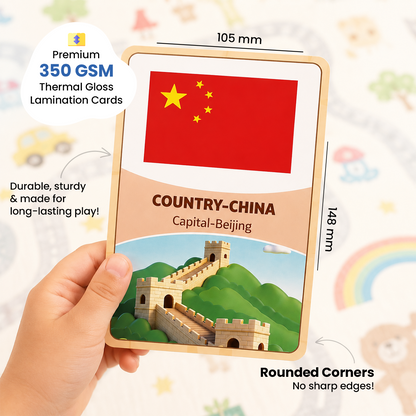 GiniMini World Tour: Stick & Learn – Sticker-by-Number Activity for Kids | Geography, World Heritage & Fine Motor Skills | Screen-Free Educational Learning Game | Age 5+ Years