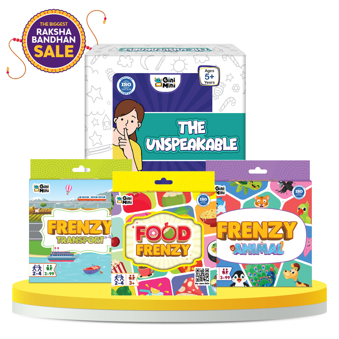 Rakhi Family Fun Bundle | Spot, Shout & Play Combo Fast Thinking & Family Bonding
