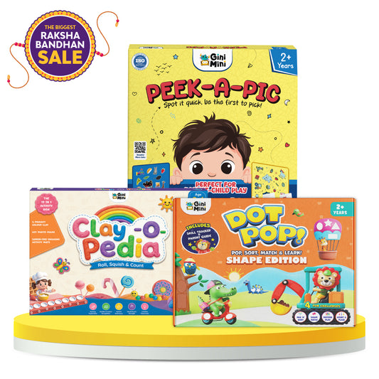 Peek, Pop & Play Learning Trio