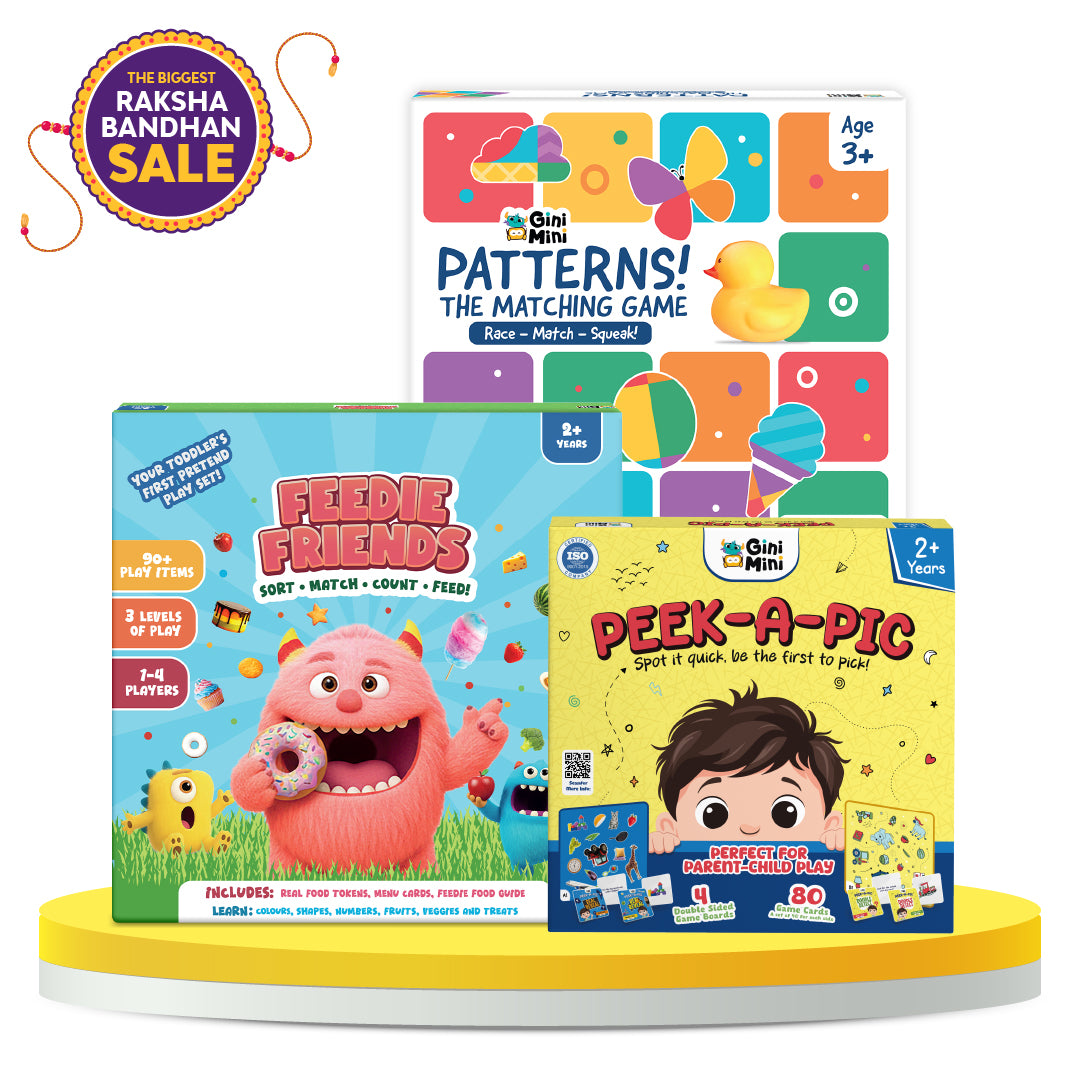 3-in-1 Toddler Play Combo | Match, Spot & Feed