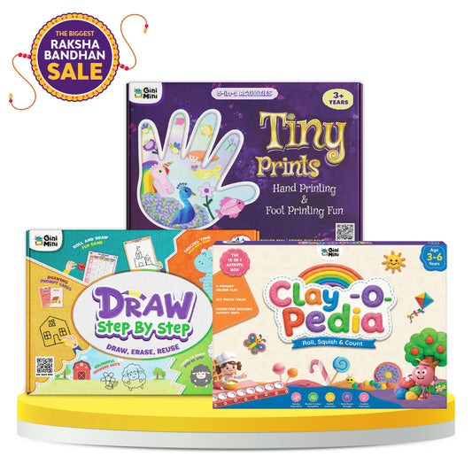 Tiny Prints, Clay-O-Pedia & Draw Step by Step | Print, Sculpt & Draw Combo