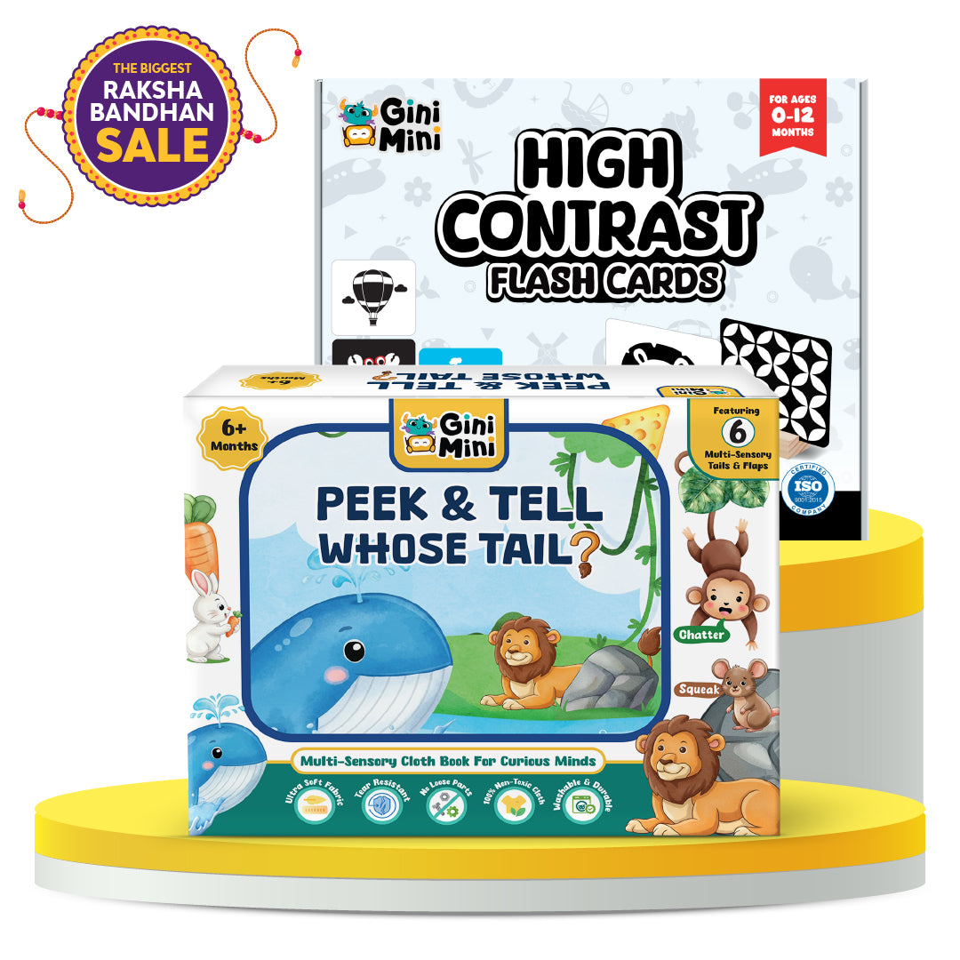 Little Explorer's First Combo (0-1 yr) | Newborn Gift | Vision & Sensory Starter