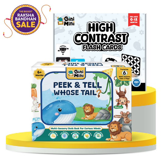 Little Explorer's First Combo (0-1 yr) | Newborn Gift | Vision & Sensory Starter