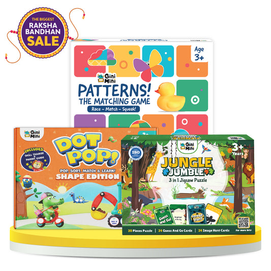 Rakhi Play, Match & Explore Combo | Fast Thinking, Fine Motor & Puzzle Combo