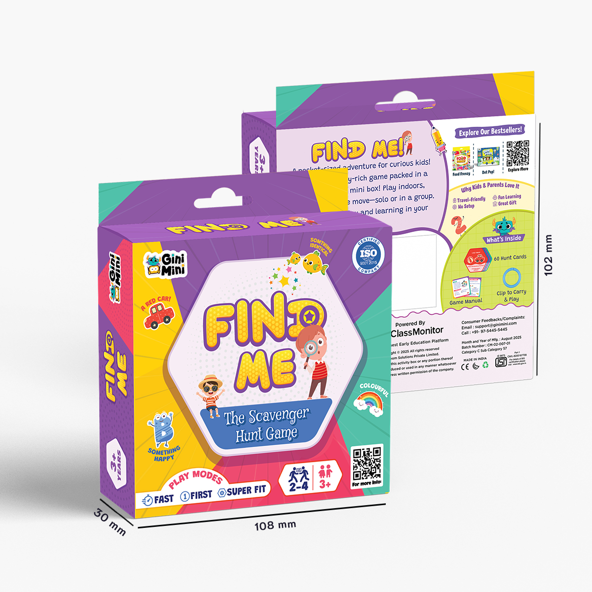 FIND ME – Scavenger Hunt Game for Ages 3+