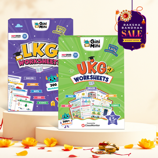 Early Learner Power Pack: LKG + UKG Worksheets Combo