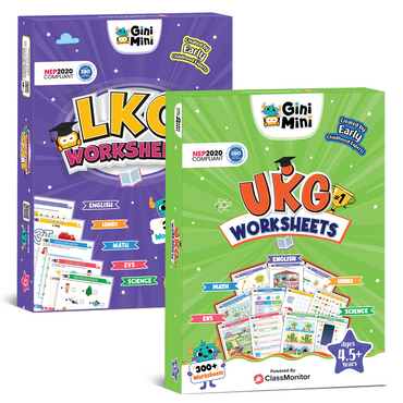 Early Learner Power Pack: LKG + UKG Worksheets Combo