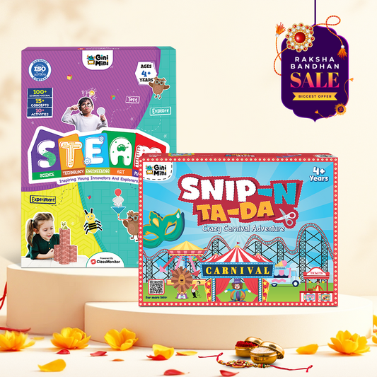 Creative Builders Combo Pack | Smart Fun Duo: STEAM + Carnival Kit