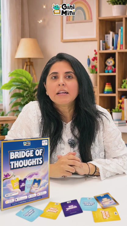 GiniMini Bridge of Thoughts Game | Creative Storytelling & EQ | Family Activity | 6+ Years